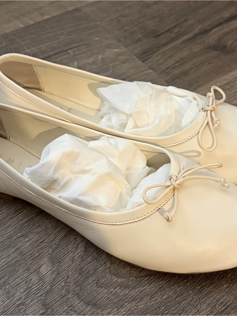 Jamie Haller Ballet Flat Soft White 8